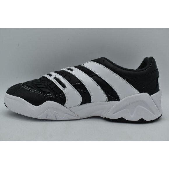 Adidas Mens Size 13 Predator XLG Core Black Leather Basketball Sneakers Shoes - Picture 8 of 12